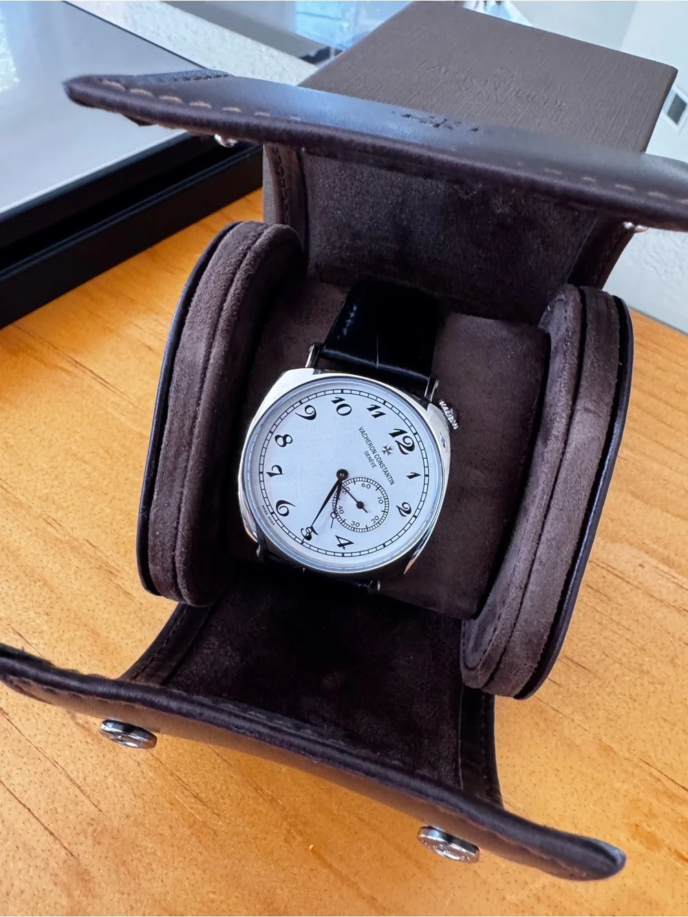 Patek Philippe compact brown